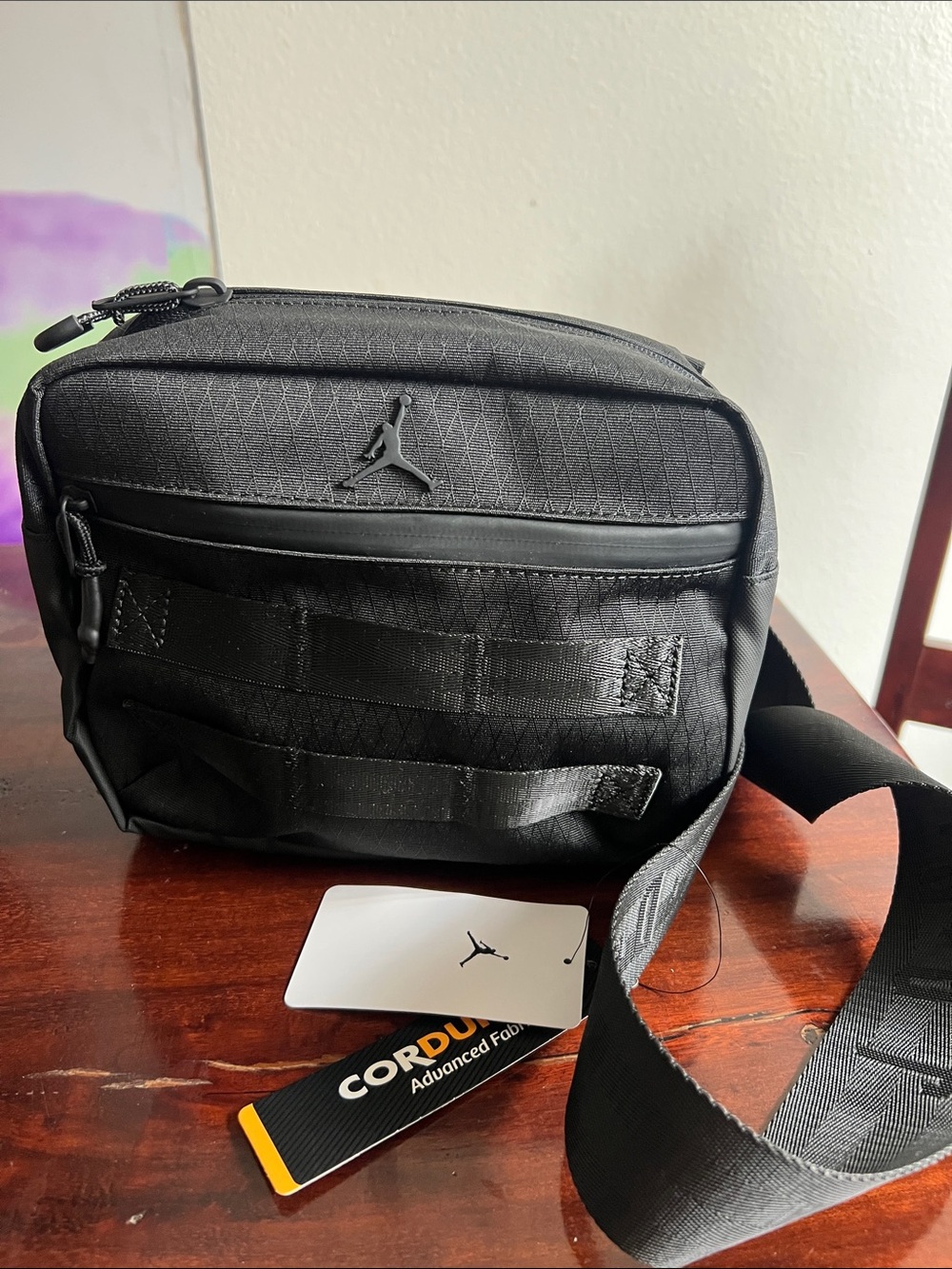 Jordan Black Cordura Sling Pouch
